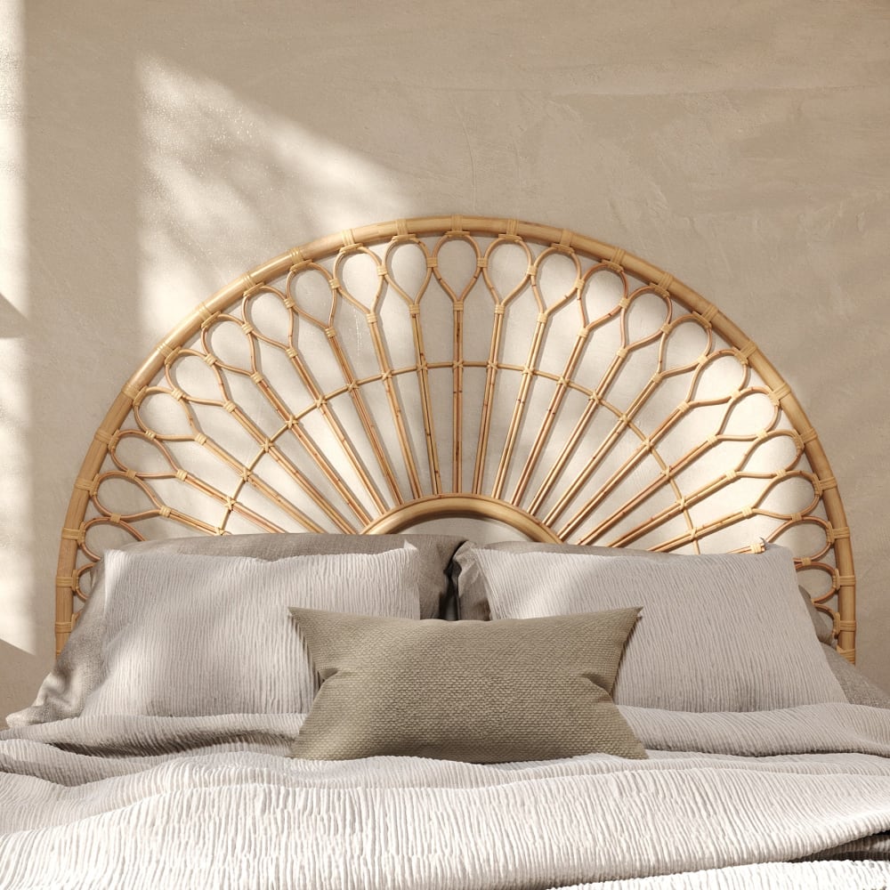 Cabecero de cama de 160 cm en ratán natural - Maisons du Monde