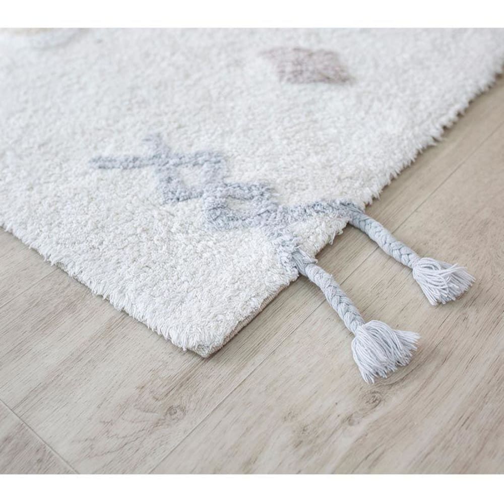 Tapis lavable 140x200 beige — vue 3
