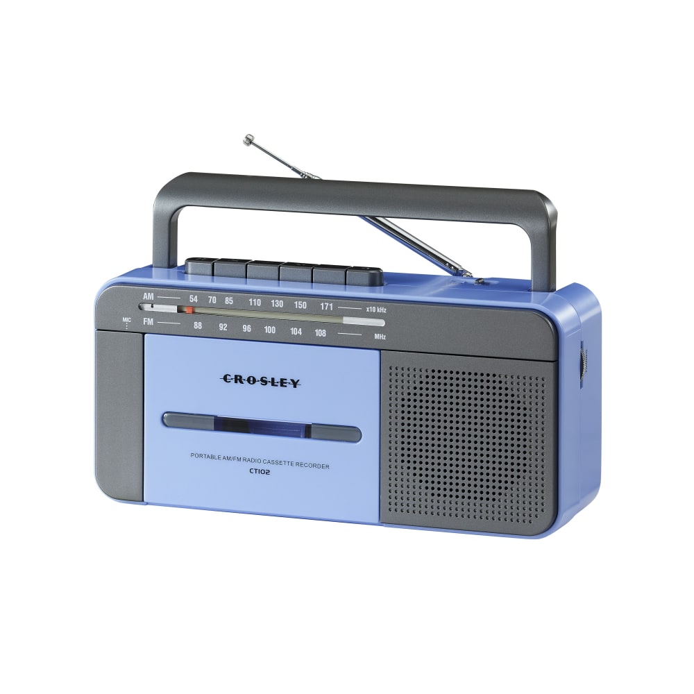 Lecteur de cassettes - gris bleu