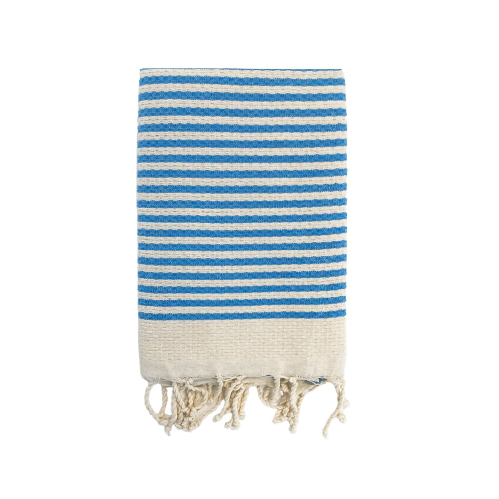 Fouta traditionnelle ''Yadara'' Turquoise 100x200cm