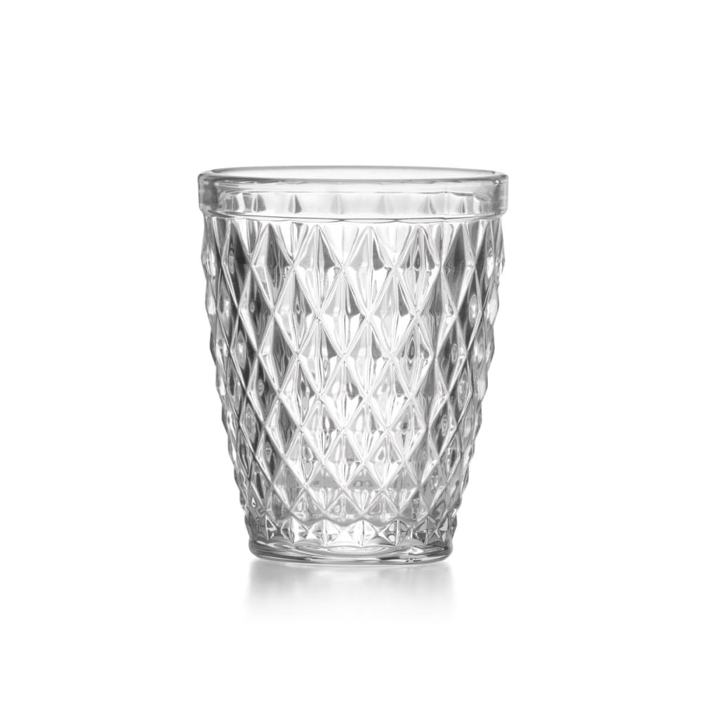 Gobelets en verre pressé transparent