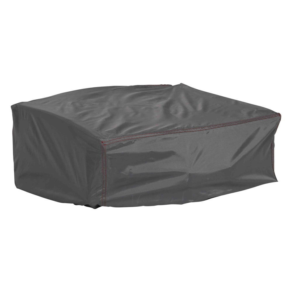 Oviala Housse de protection pour plancha 60 x 45 x 40 cm Gris Pes - Polyester