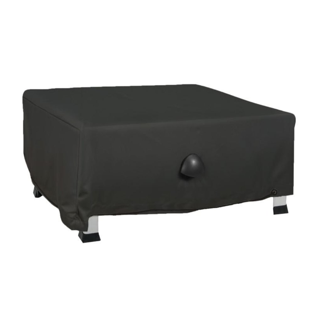 Oviala Housse de protection pour plancha 50 x 45 x 40 cm Noir Pes - Polyester