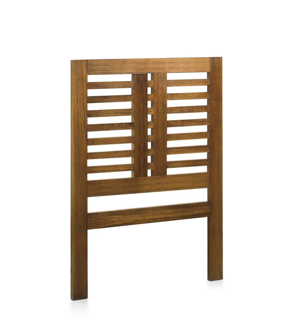 Cabecero de madera marrón anch. 100 cm