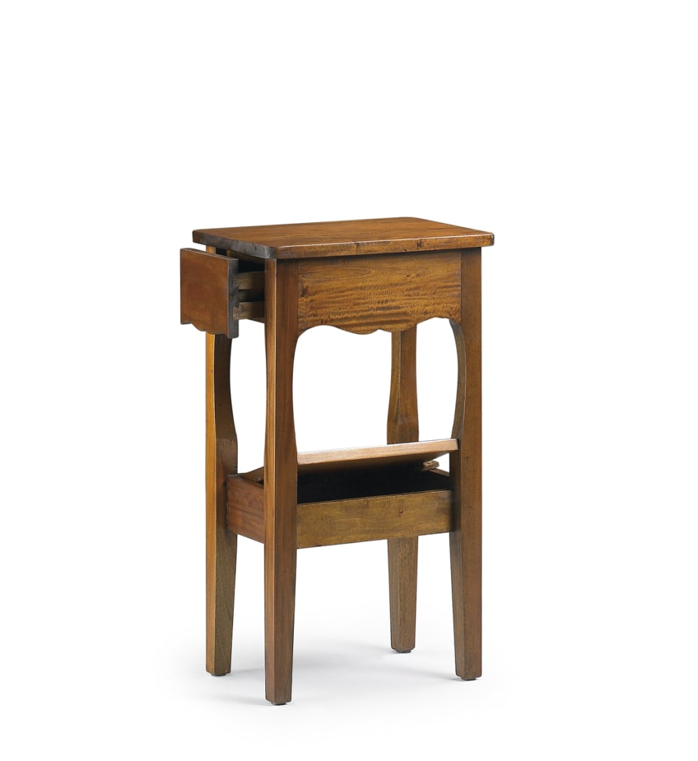 Mesa auxiliar de madera marrón 42x74 cm - Maisons du Monde