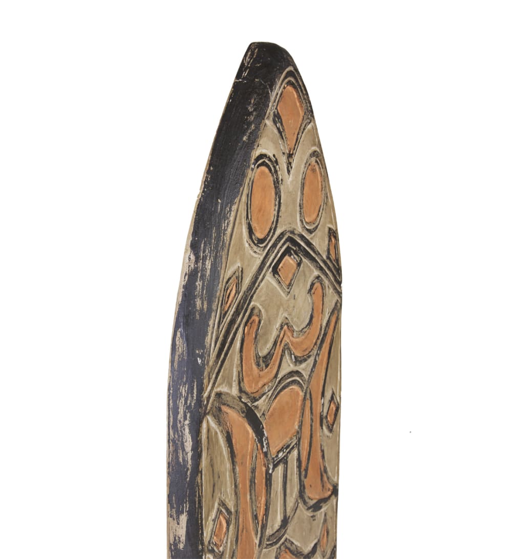 Figura escudo de madera marrón - Maisons du Monde