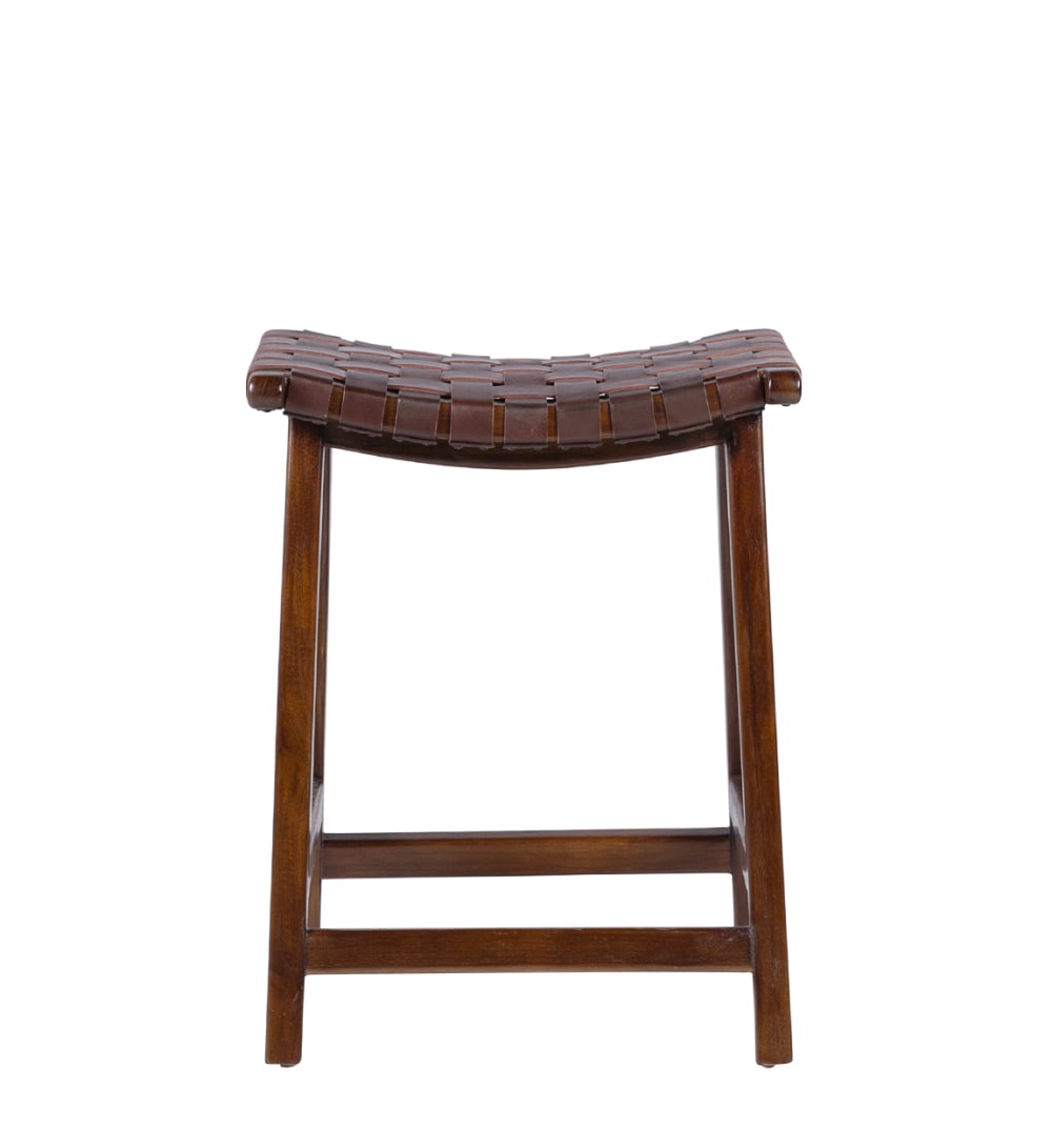 Taburete alto de madera marrón - Maisons du Monde