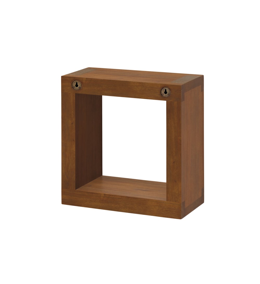 Scaffale da parete in legno marrone 40x40 cm - MOYCOR