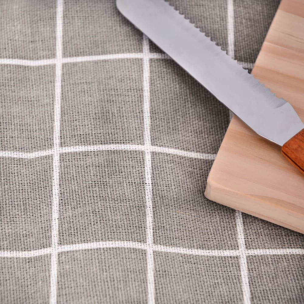 Mantel para picnic gris reverso impermeable 140x140 - Maisons du Monde