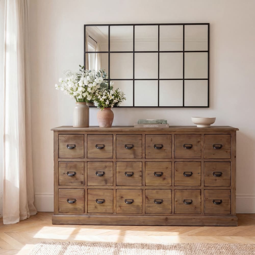 Buffet aus recyceltem Holz mit 18 Schubladen - Maisons Du Monde