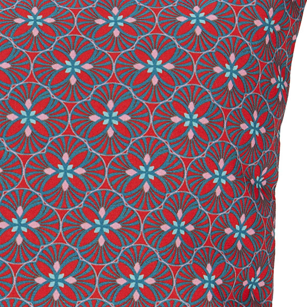 Housse de coussin extérieur 45x45 cm motif graphique rouge - Maisons du Monde