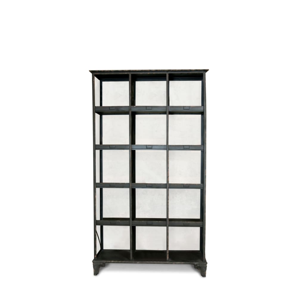 Estantería metálica negra y marrón - Maisons du Monde