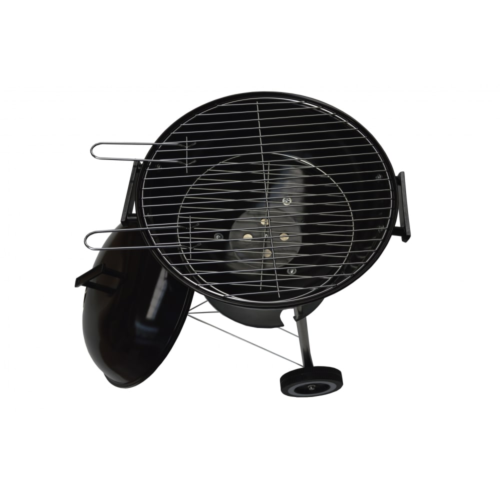 Barbecue a carbonella griglia di cottura ø 413 cm - Modello Contemporaneo - Nero - Acciaio