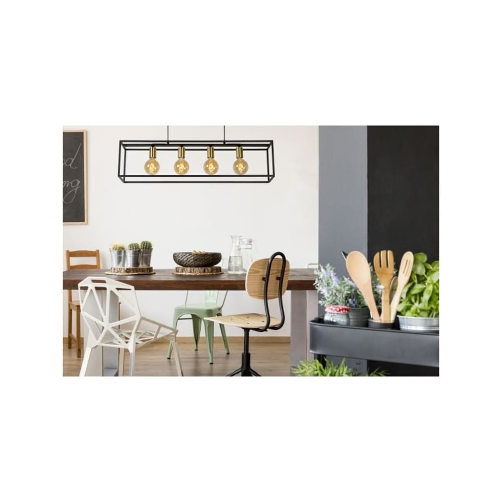 Suspension intérieure Led 4 points lumineux - Maisons du Monde