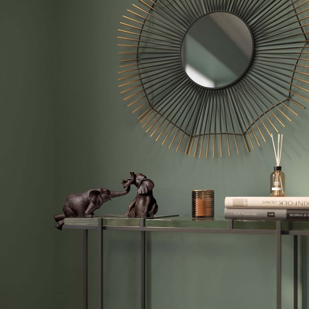 Estatuilla de elefante de poliresina marrón (x2) - Maisons du Monde