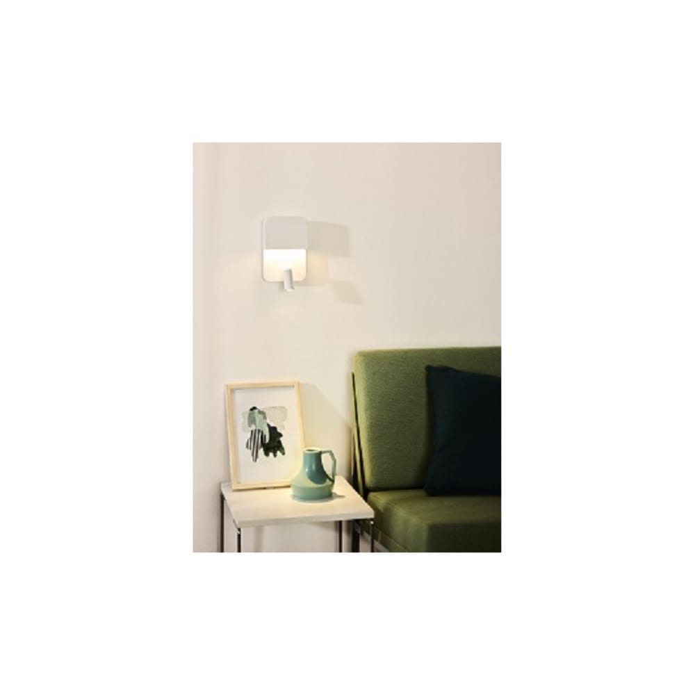 Applique murale led en acier blanc H24cm - Maisons du Monde