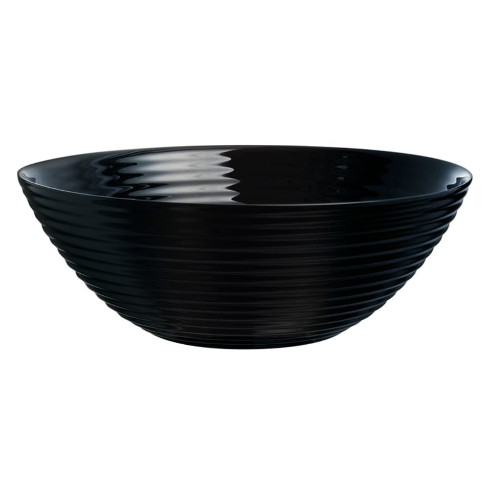 Saladier noir en verre D27cm