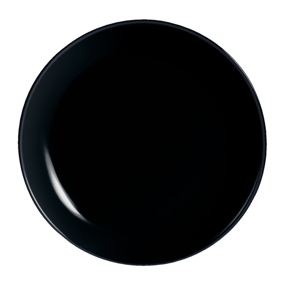 Assiette à dessert noire D19cm