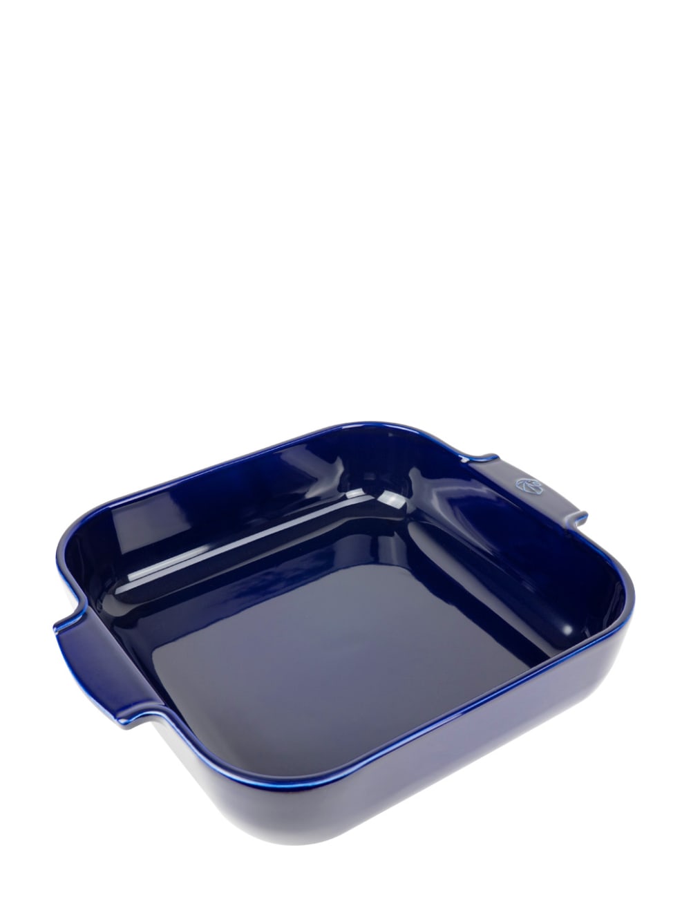 Plat à four carré en céramique bleu profond 36x36cm - Maisons du Monde