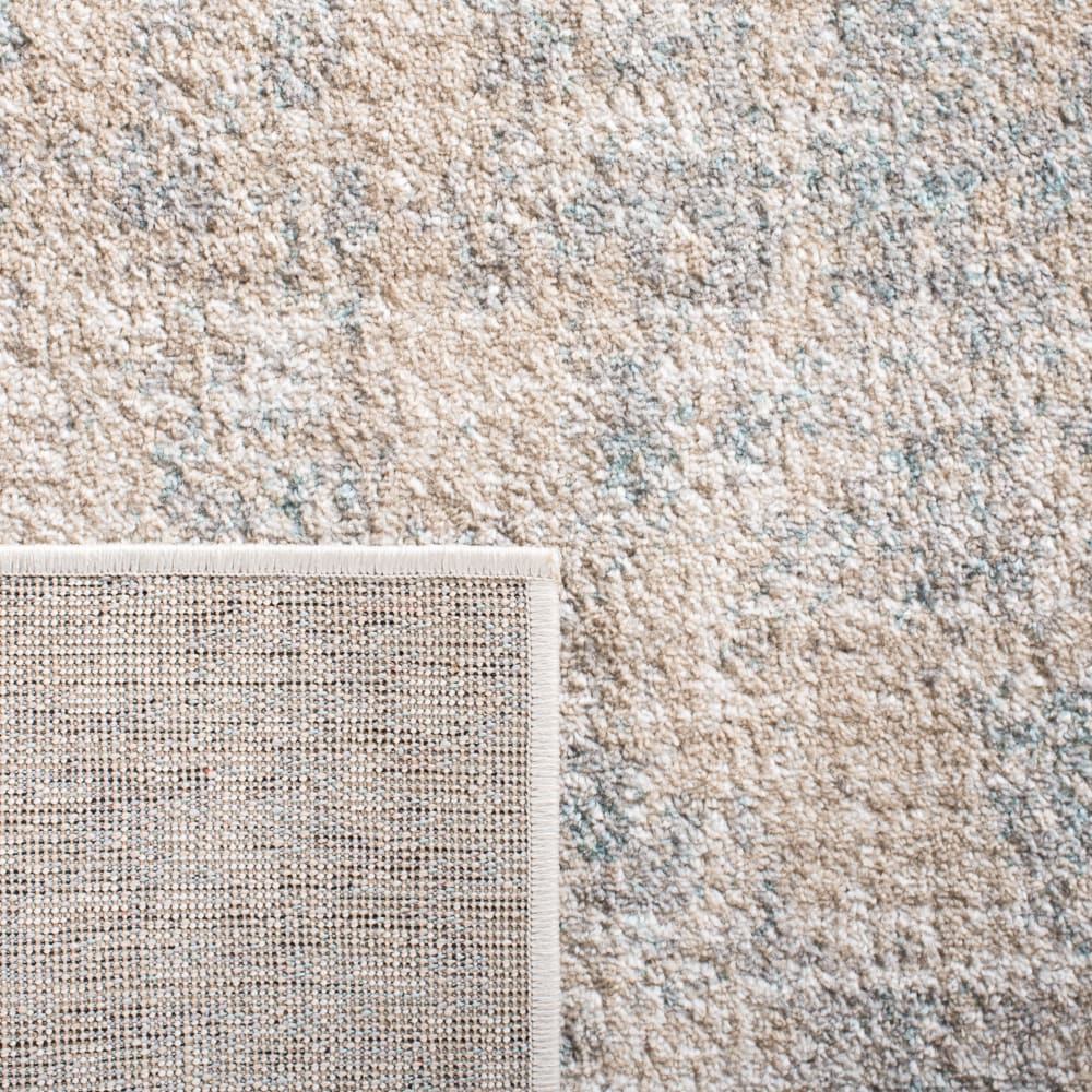 Tapis contemporain en polypropylène beige/gris, 155 x 229 cm — vue 3