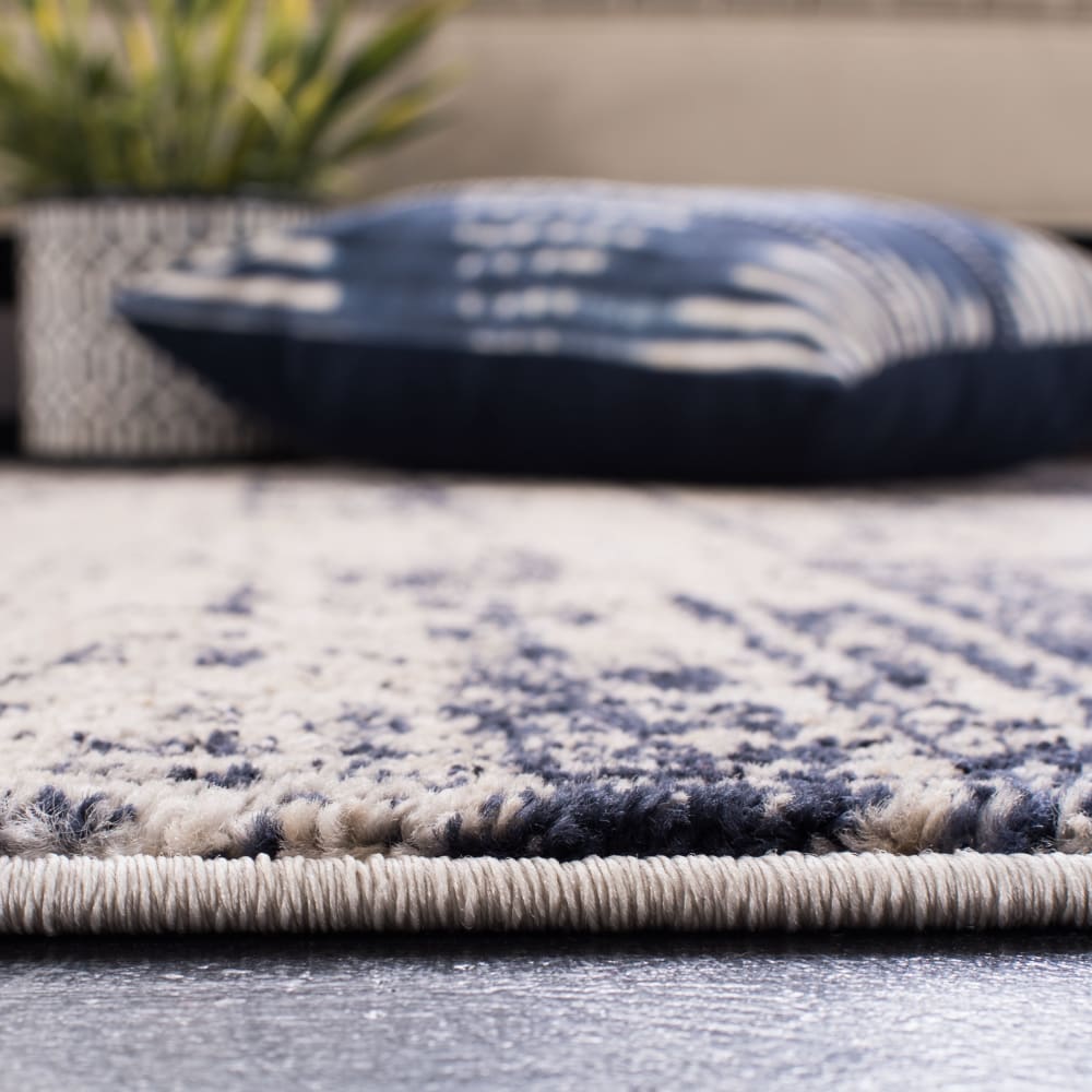 Tapis contemporain en polypropylène or/bleu, 91 x 152 cm — vue 4