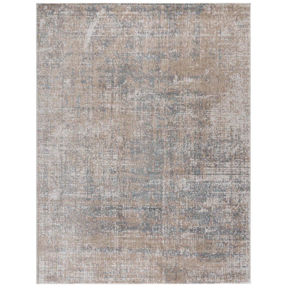 Tapis contemporain en polypropylène beige/gris, 183 x 274 cm