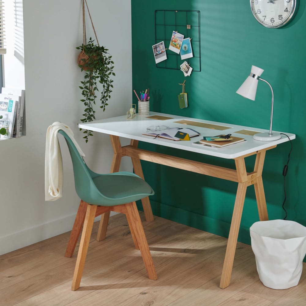 Bureau scandinave 120 cm blanc - Maisons du Monde