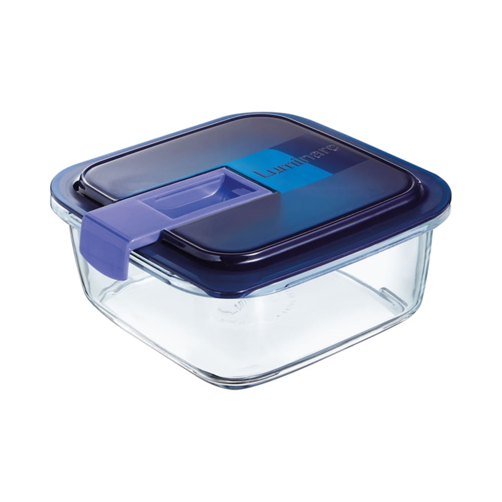 Luminarc Boîte carrée bleue 76cl Transparent Verre