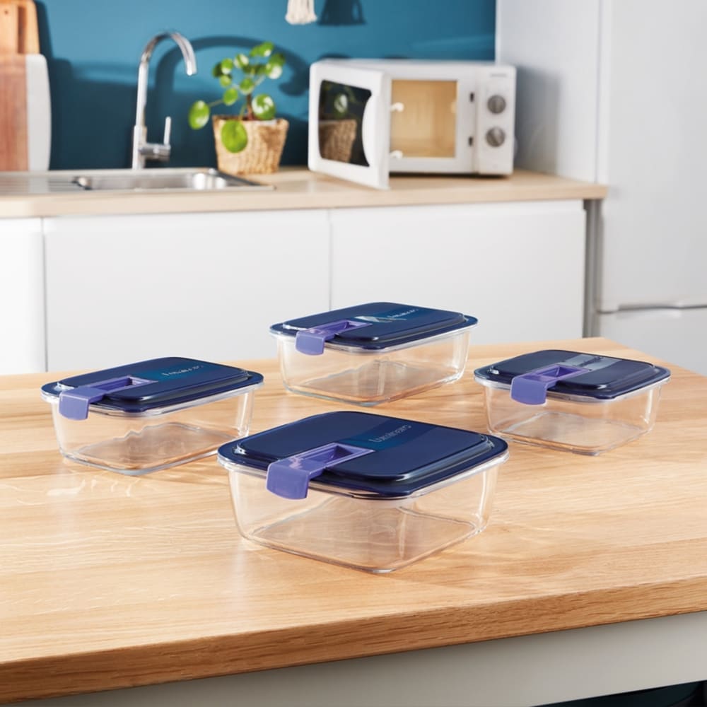 Boîte carrée bleue 76cl - Maisons du Monde