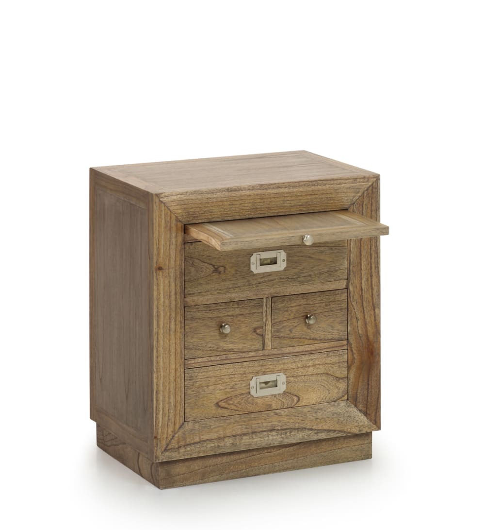 Comodino in legno marrone L 50 cm - MOYCOR