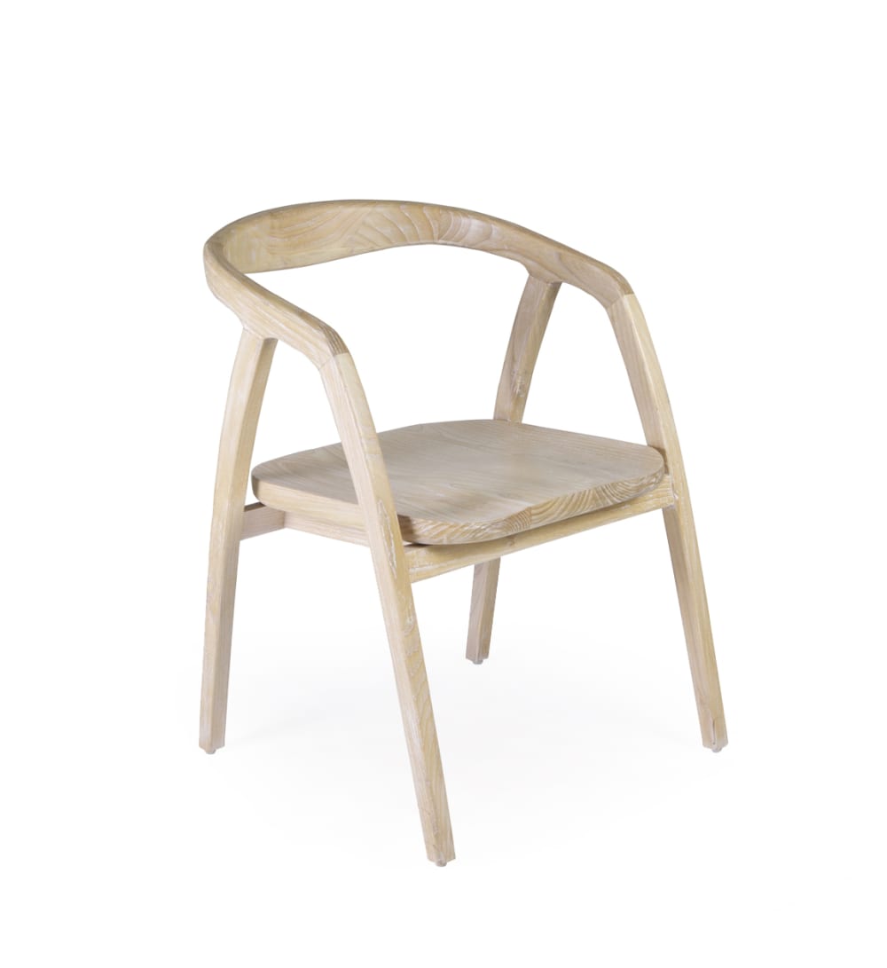 Chaise en bois beige Chaise en bois beige