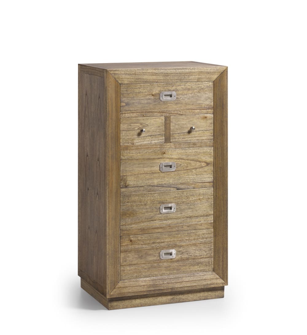 Cajonera de madera marrón alt. 110 cm