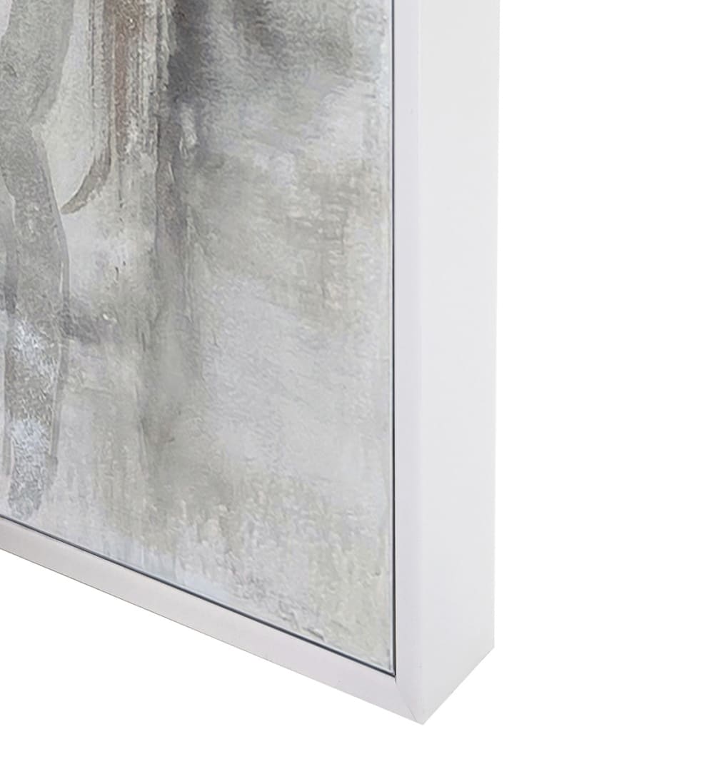 Tableau à l'huile en bois gris, 120x180 cm