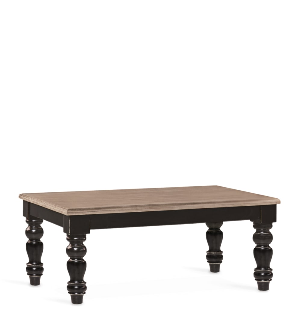 MOYCOR Couchtisch aus Holz, L 115 cm, zweifarbig style landhaus Beige Holz