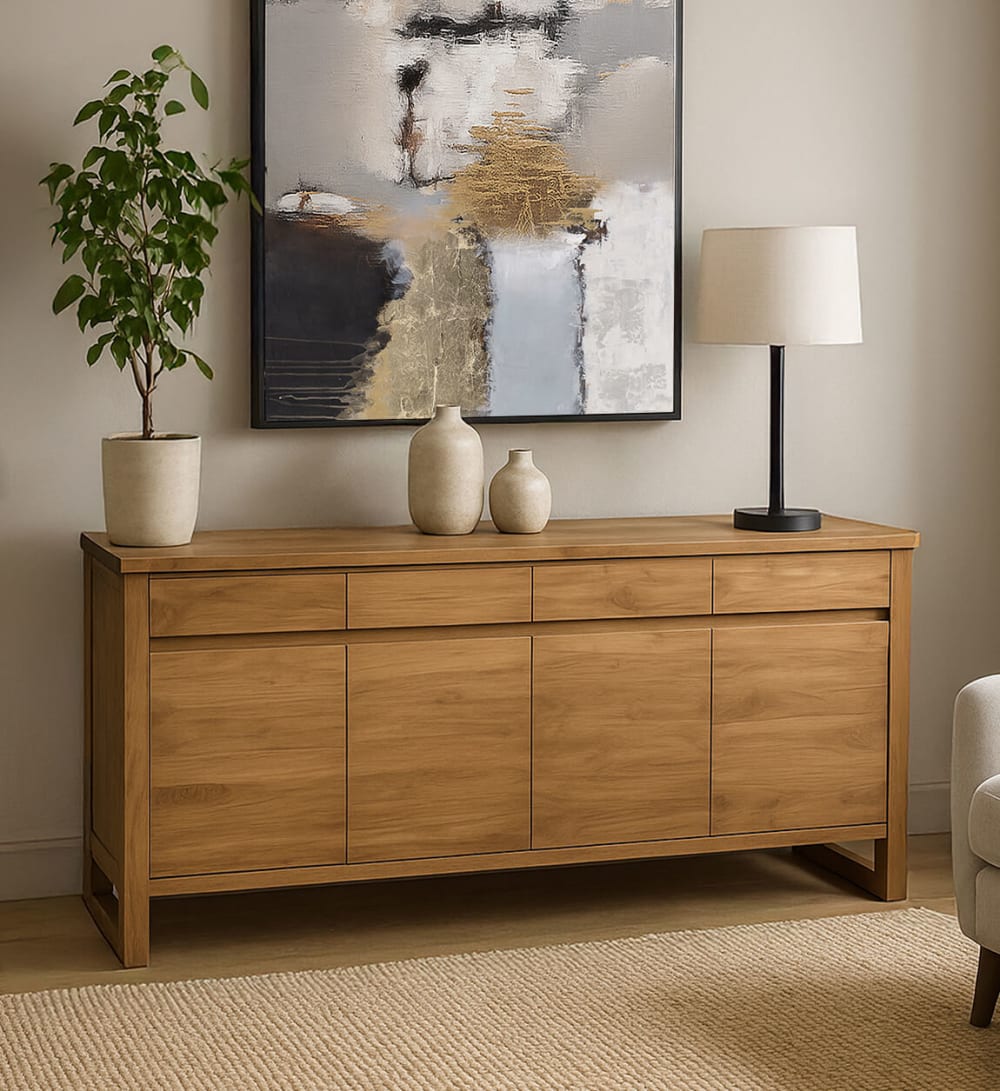 Cuadro al óleo de madera color gris, 80x120 cm - Maisons du Monde