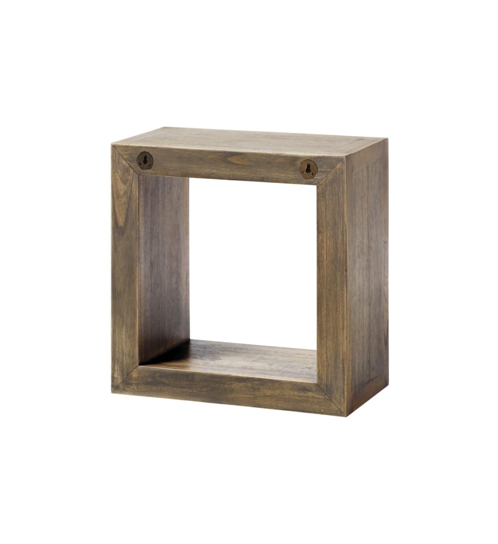 Étagère en bois marron 40x40 cm
