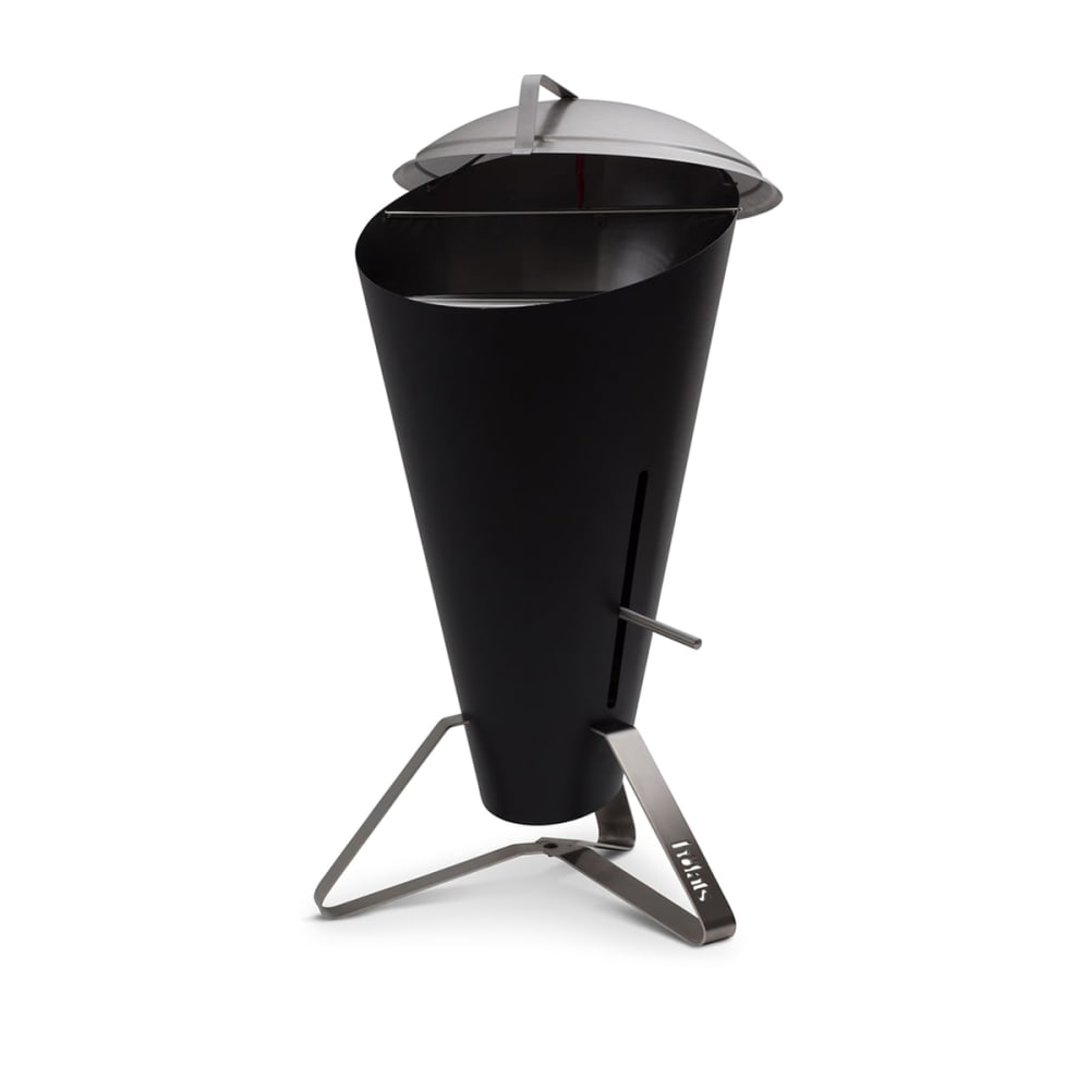 Barbecue design au charbon de bois
