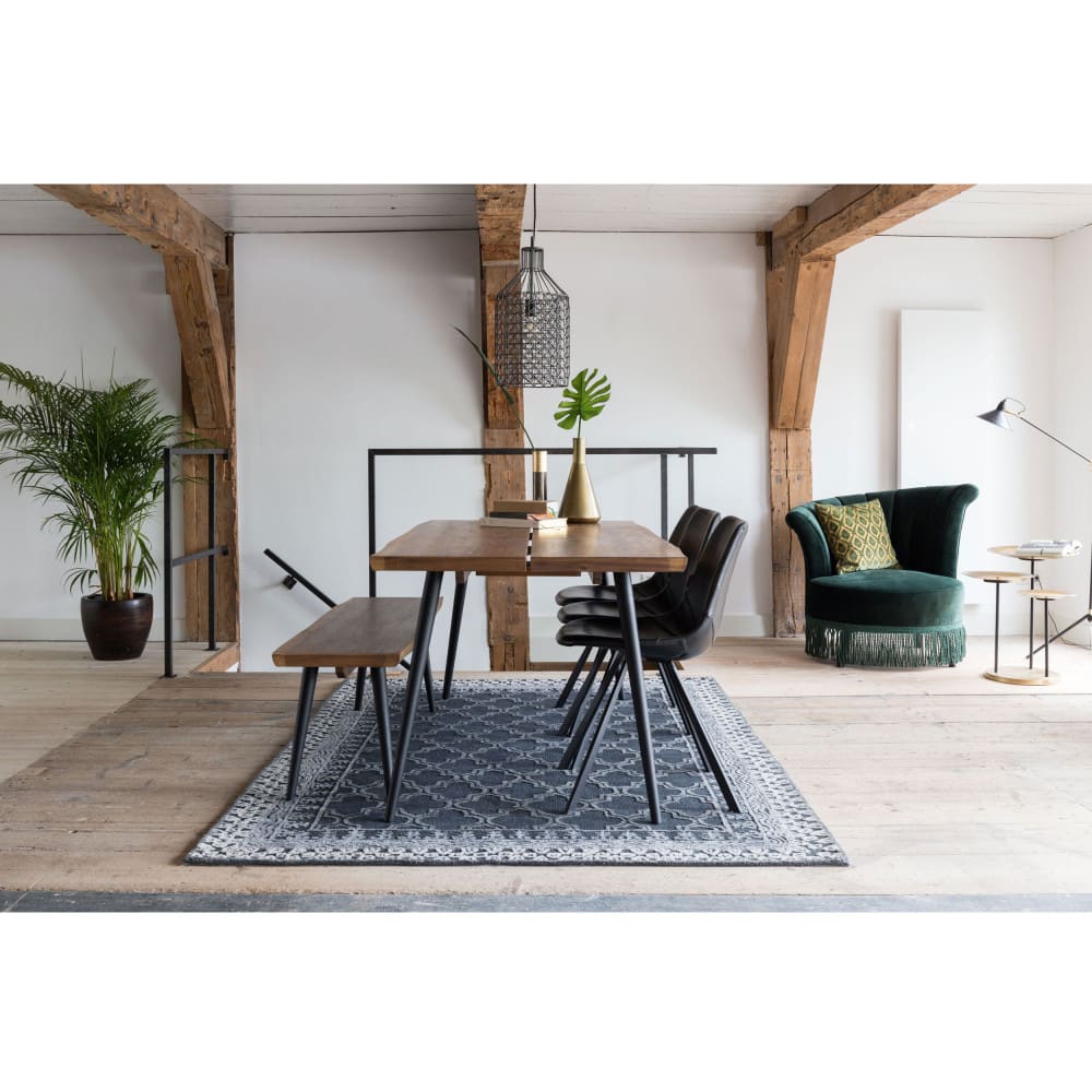 Bank aus Walnussholzfurnier L180 - Maisons Du Monde