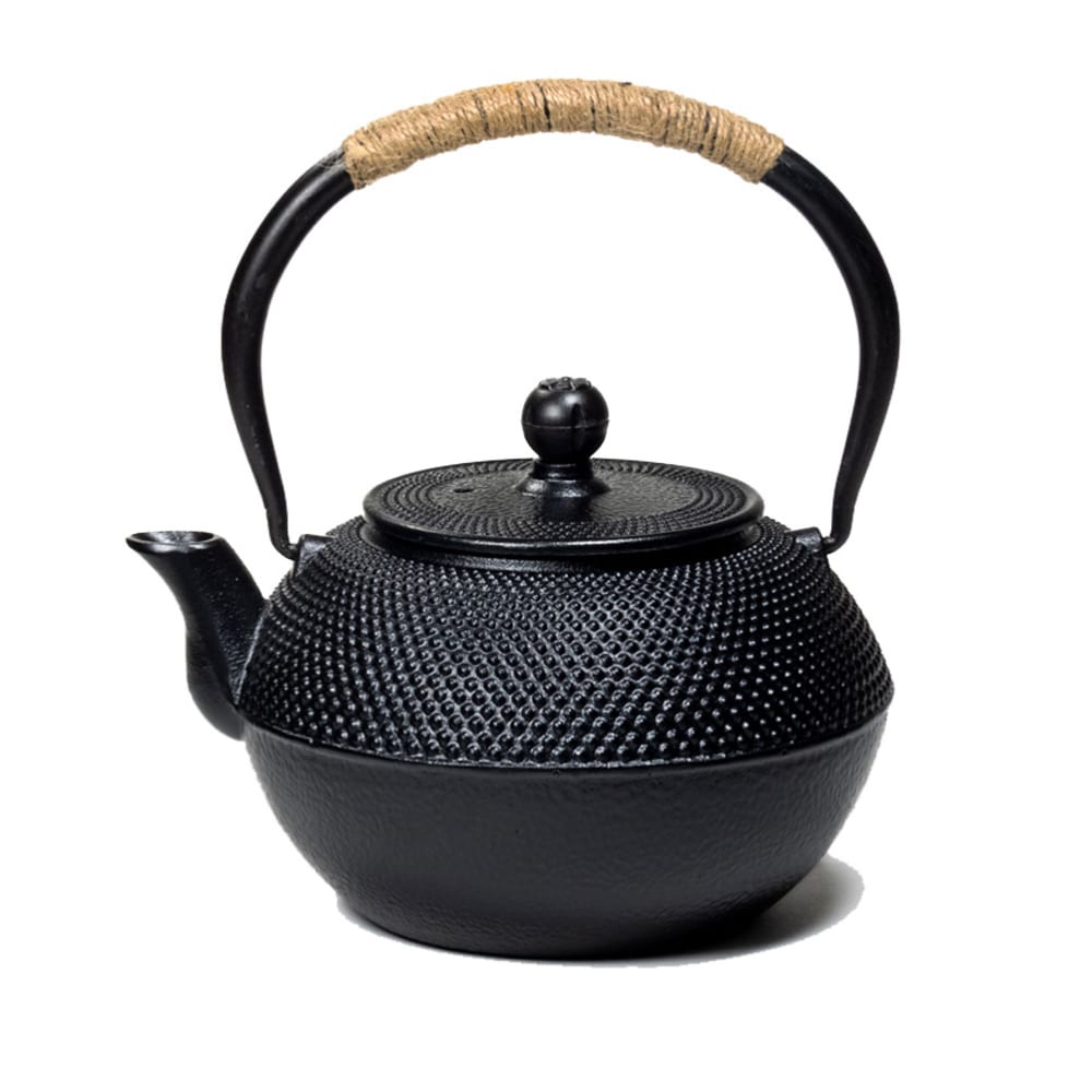Mani Bhadra Théière Japonaise noire en fonte 1,2L style inspirations d'ailleurs