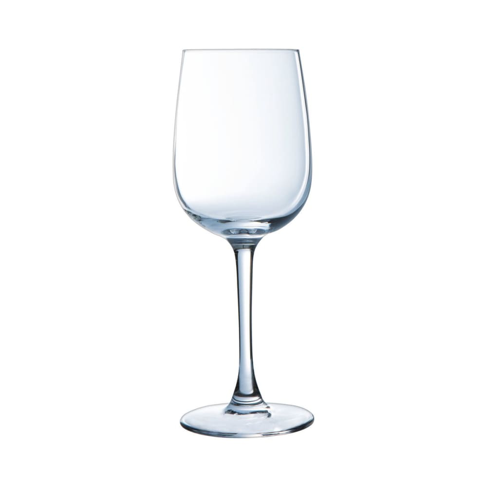 Verre à pied transparent