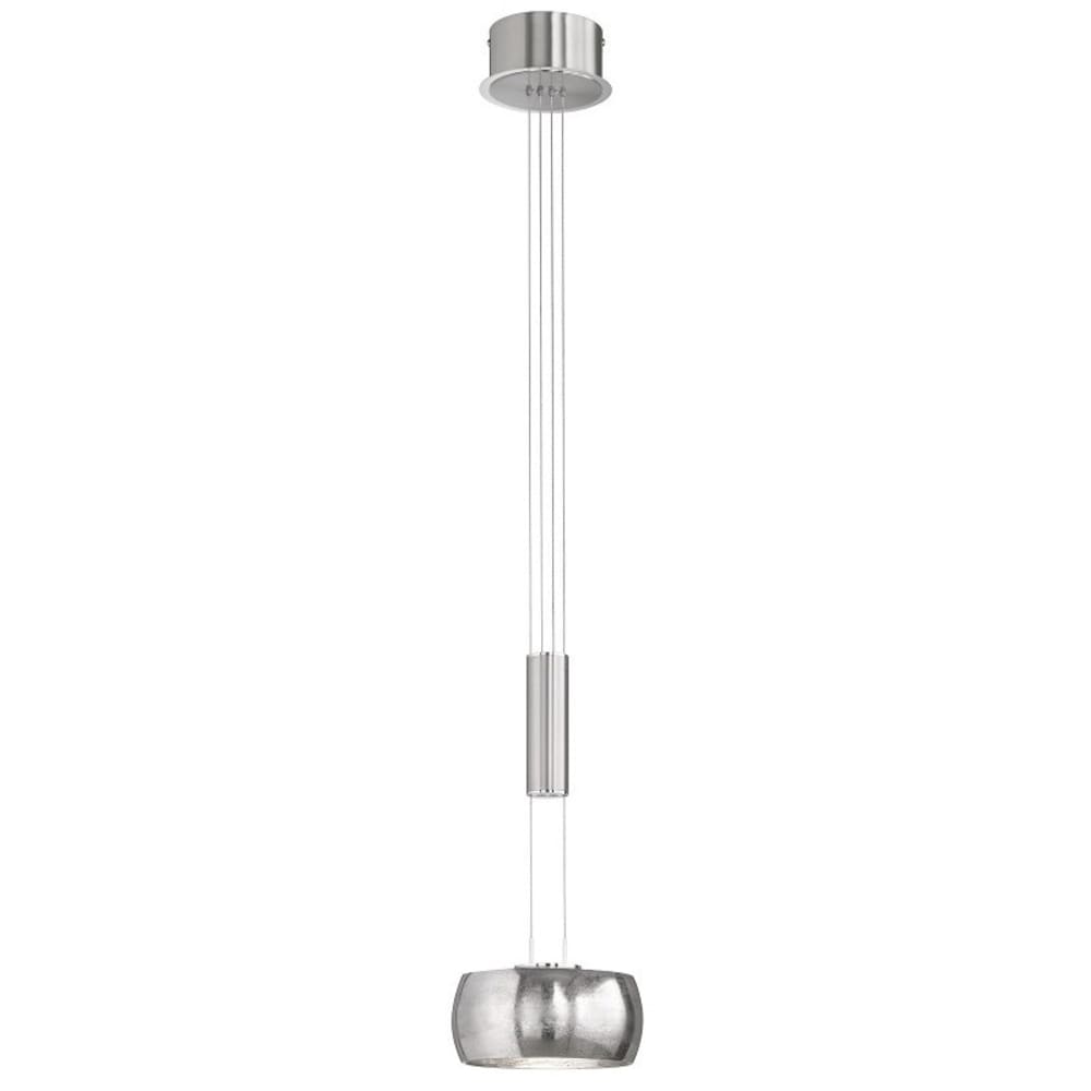 Fischer & Honsel Suspension Led 1 source lumineuse H100/120cm style contemporain Gris Métal