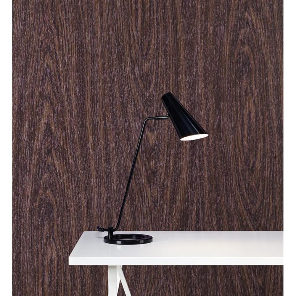 Lampe de bureau en métal noir — vue 3