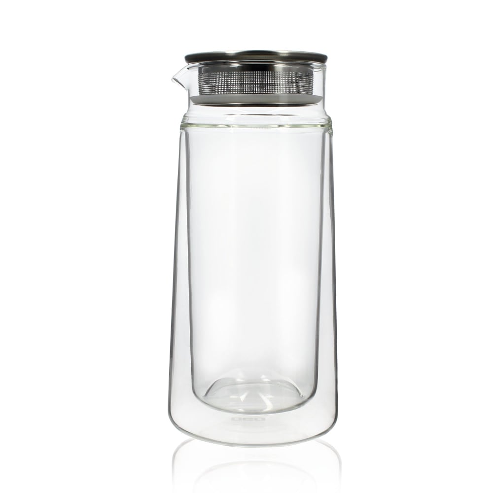 Carafe infuseur double paroi en verre 650ml