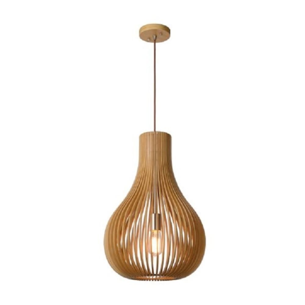 suspension en bois beige