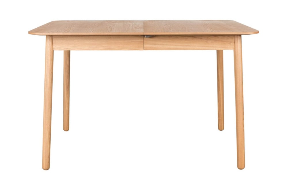 Table extensible en bois clair design scandinave