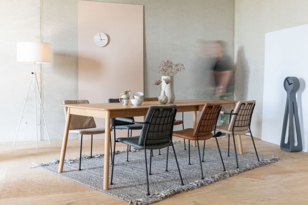 XL-Esstisch aus hellem Holz - Ausziehbar 180/240 cm - Maisons Du