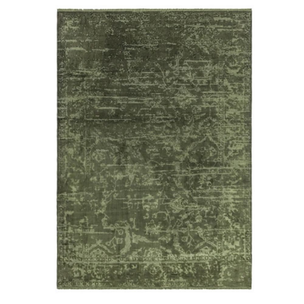 tapis moderne vert 200x290