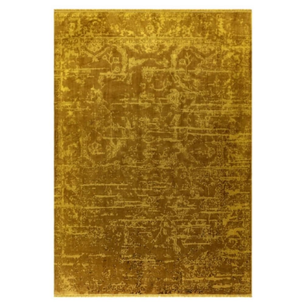 tapis de salon moderne - jaune