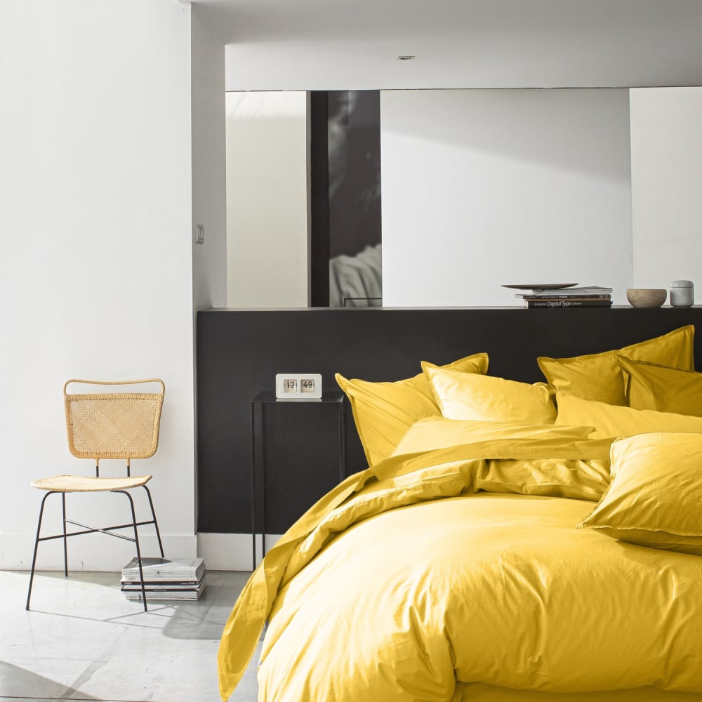 Taie d'oreiller percale de coton lagon 65x65 cm — vue 4