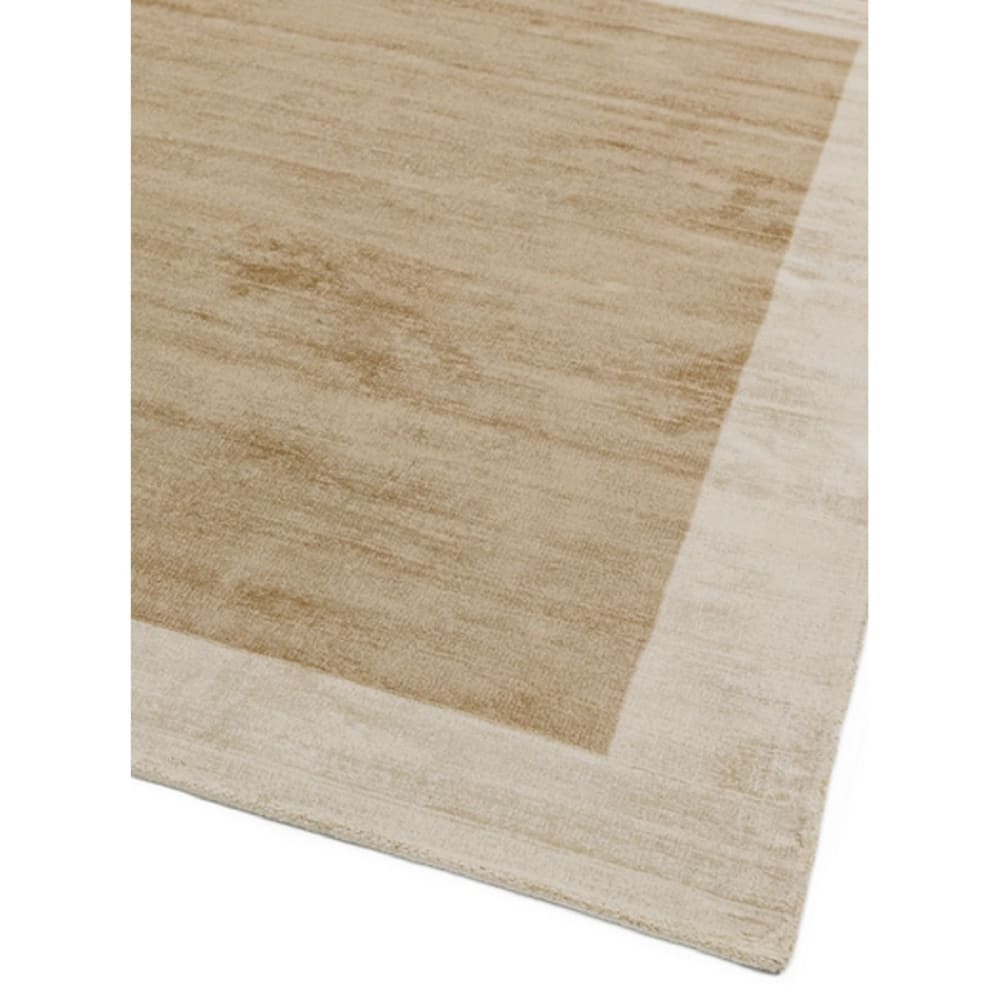 Tapis à bordures en Viscose Beige clair 120x170 cm - Maisons du Monde